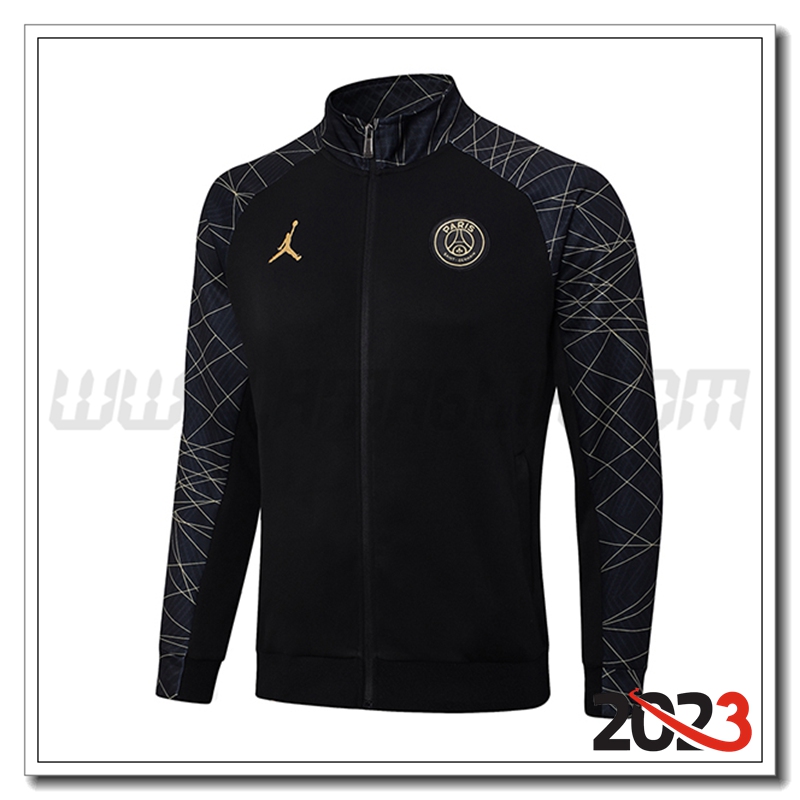 Giacca Calcio PSG Nero 2023 2024 -02