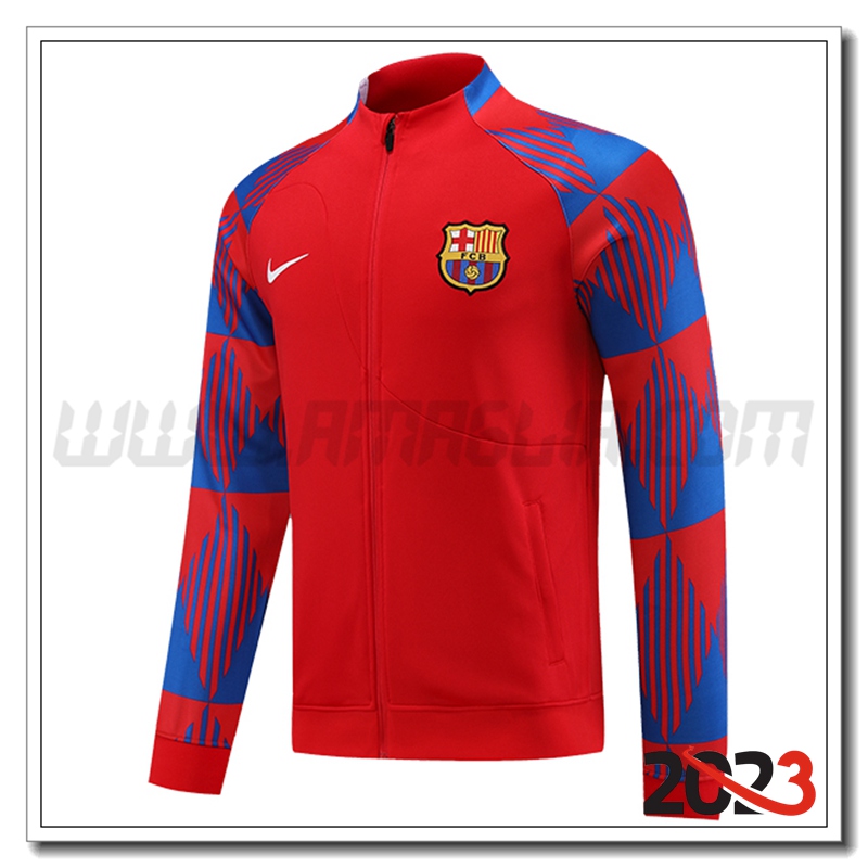 Giacca Calcio FC Barcellona Rosso 2023 2024