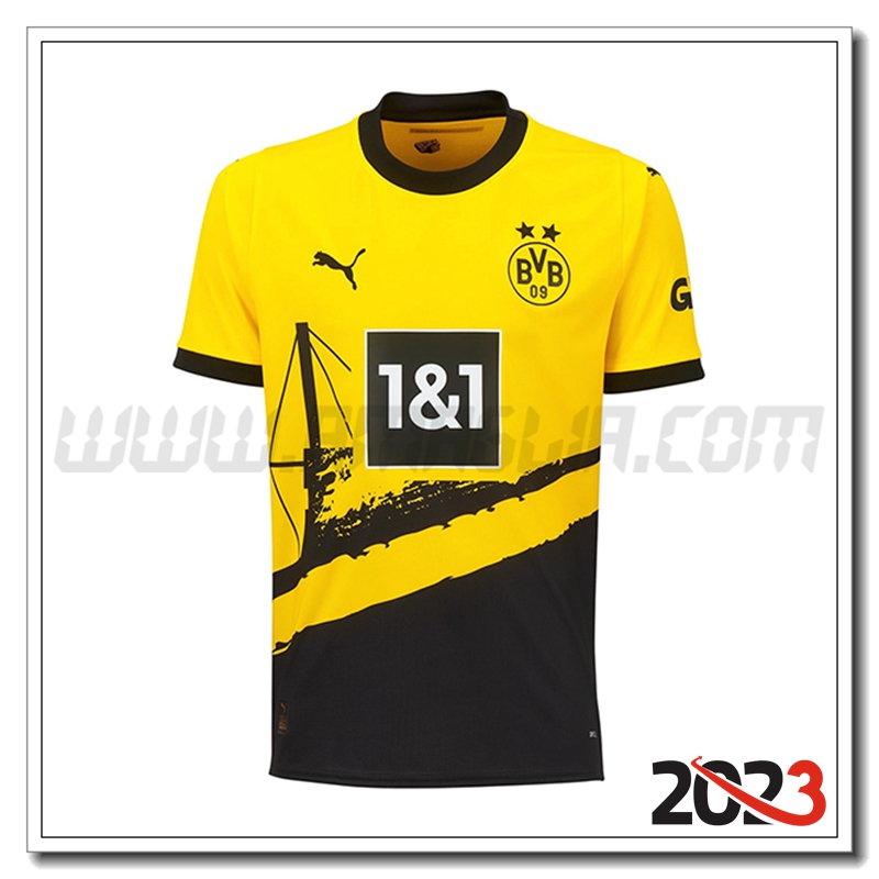 Nuovo Maglia Calcio Dortmund BVB Prima 2023 2024