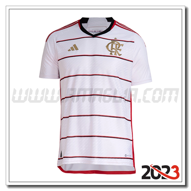 Nuovo Maglia Calcio Flamengo Seconda 2023 2024