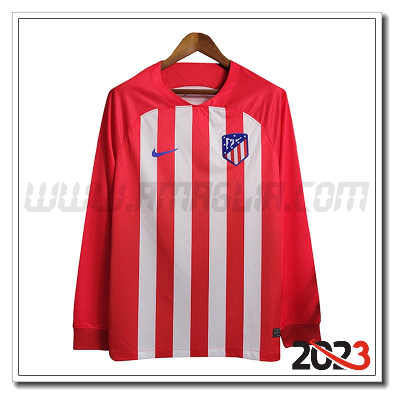 Prima Maglia Calcio Atletico Madrid Manica lunga 2023 2024