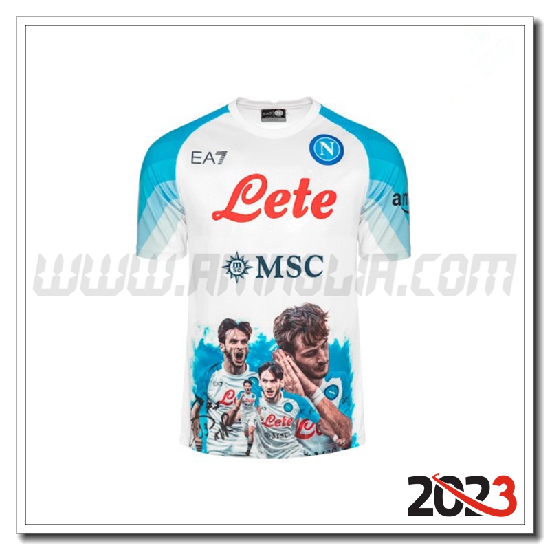 Magliette SS Napoli Face Game Kvaratskhelia Match 2022/2023