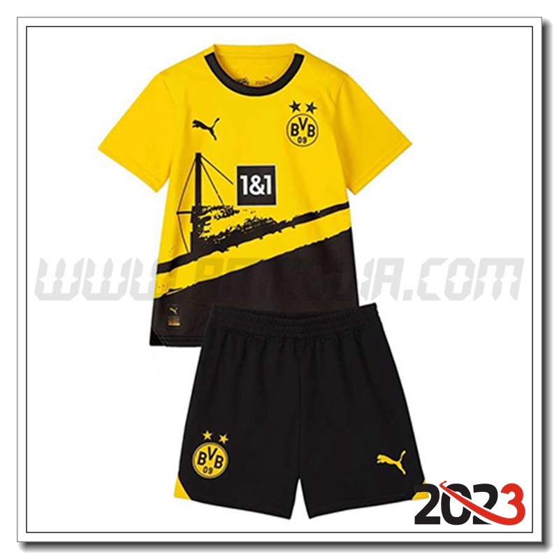 Kit Maglia Dortmund BVB Bambino Prima 2023 2024