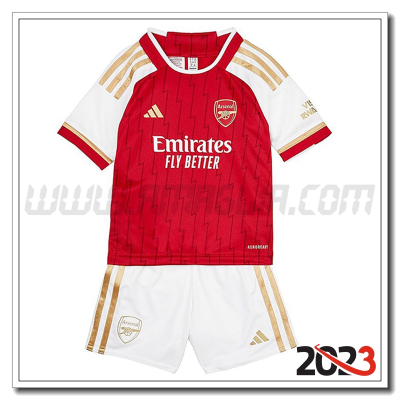 Kit Maglia Arsenal Bambino Prima 2023 2024