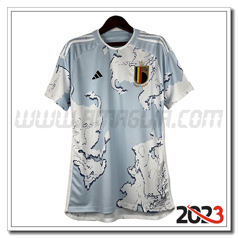 Maglia Calcio Belgio Donna Mondiali 2022