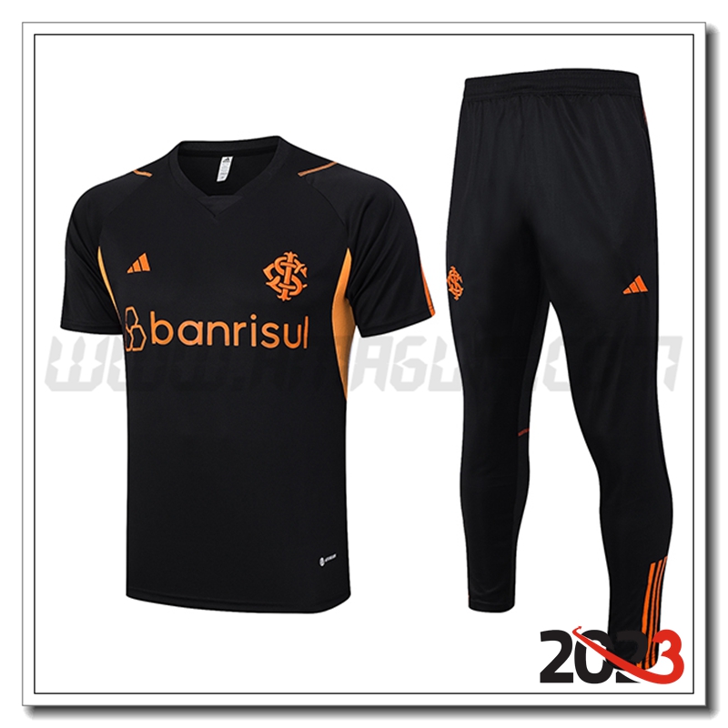 Kit Maglia Allenamento + Pantaloni Brasile Nero 2023 2024