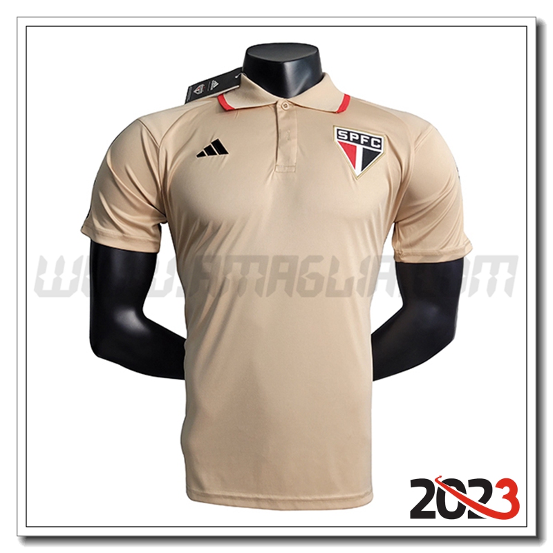 Maglia Polo Sao Paulo FC Marrone 2023 2024