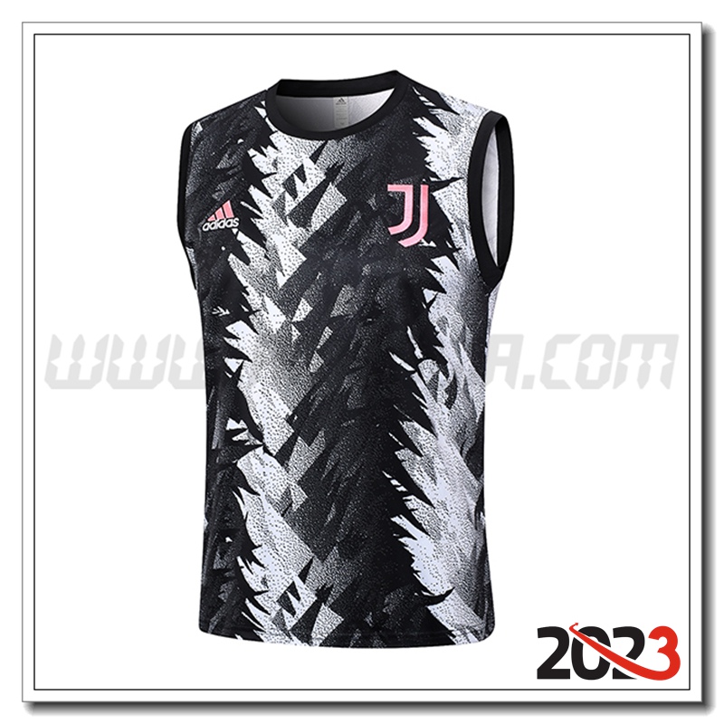 Canotta Allenamento Juventus Nero/Bianco 2023 2024 -02