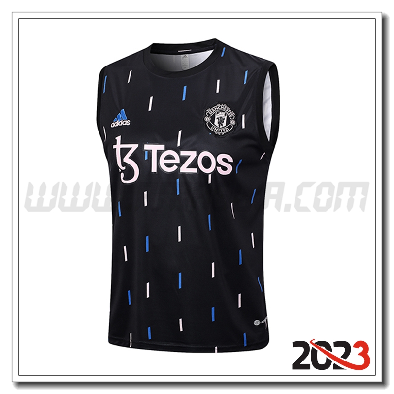 Canotta Allenamento Manchester United Nero 2023 2024 -03