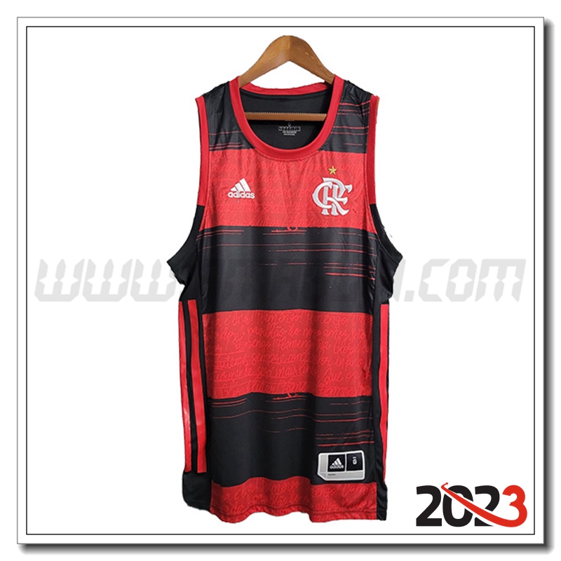 Canotta Allenamento Flamengo Rosso/Nero 2023 2024