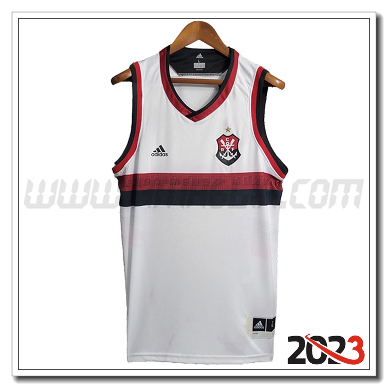 Canotta Allenamento Flamengo Bianco 2023 2024 -03