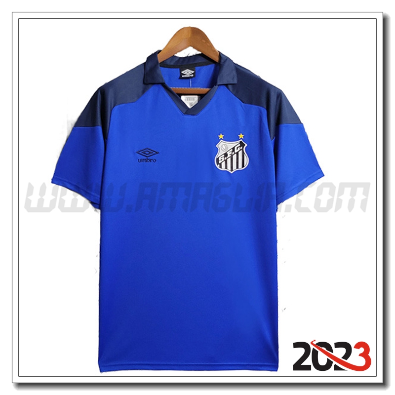 T Shirt Allenamento Santos Blu 2023 2024