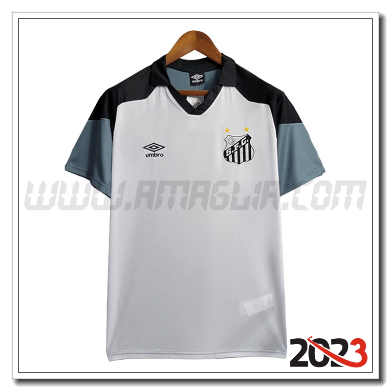 T Shirt Allenamento Santos Bianco 2023 2024