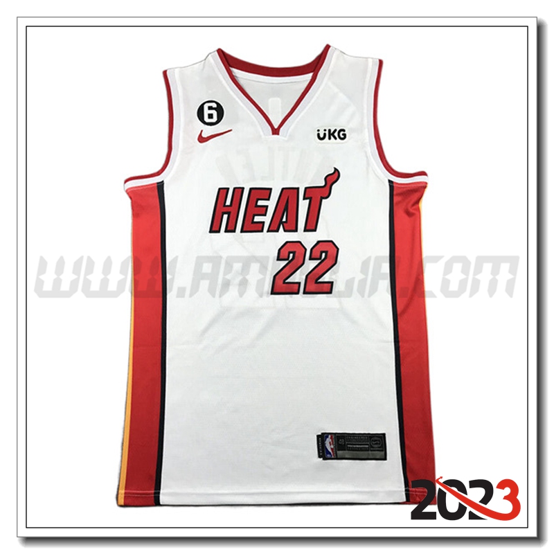 Maglia Miami Heat (BUTLER #22) 2023/24 Bianco