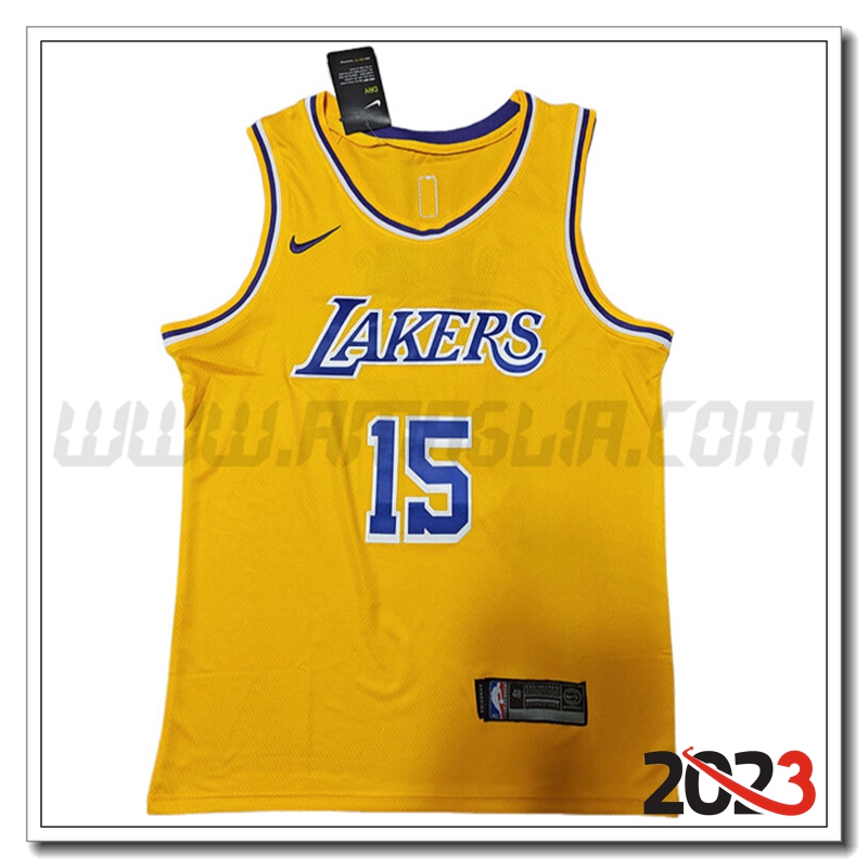 Maglia Los Angeles Lakers (REAVES#15) 2023/24 Giallo