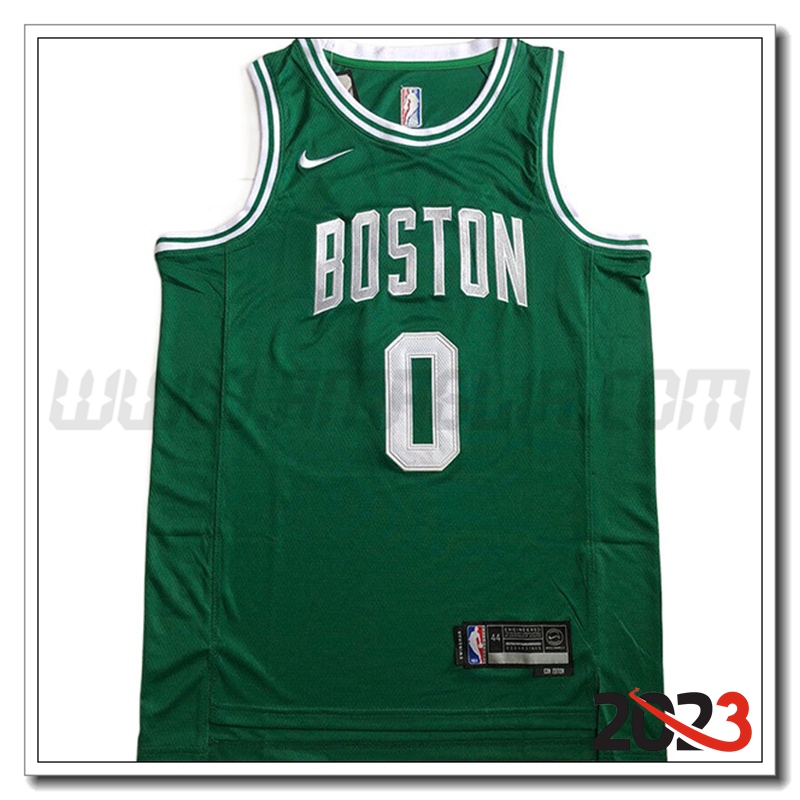 Maglia Boston Celtics (TATUM #0) 2023/24 Verde