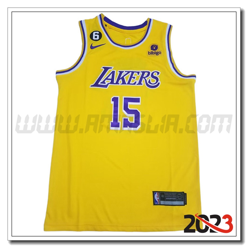 Maglia Los Angeles Lakers (REAVES #15) 2023/24 Giallo