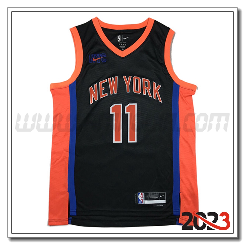 Maglia New York Knicks (BRUNSON #11) 2023/24 Nero -02