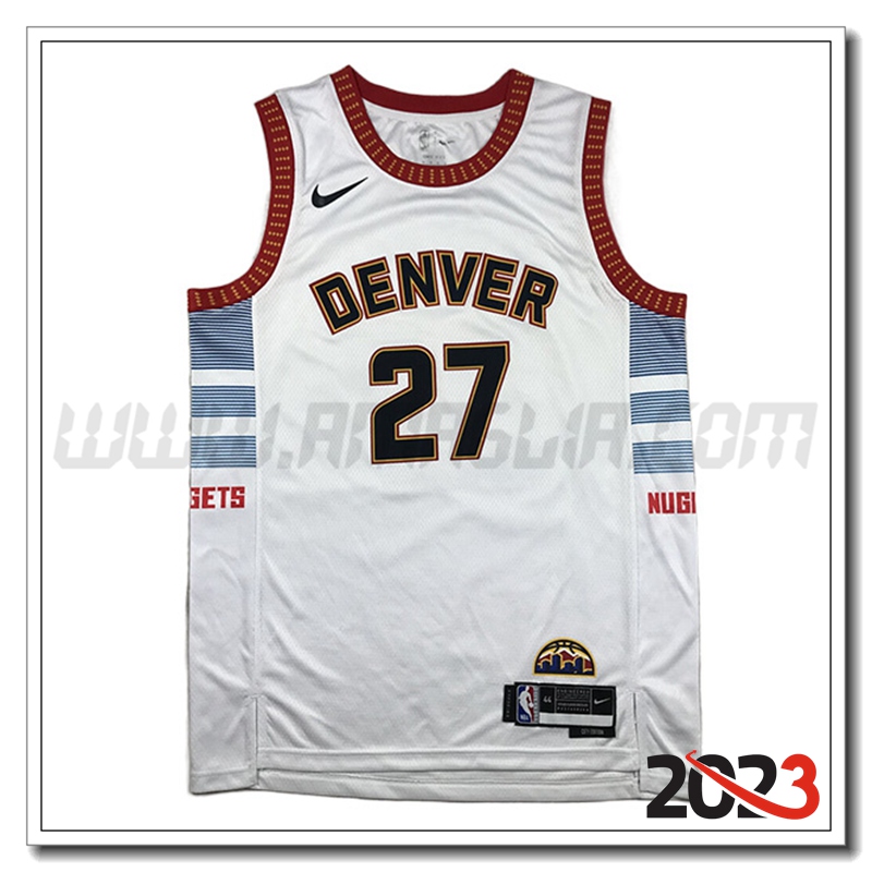Maglia Denver Nuggets (MURRAY #27) 2023/24 Bianco