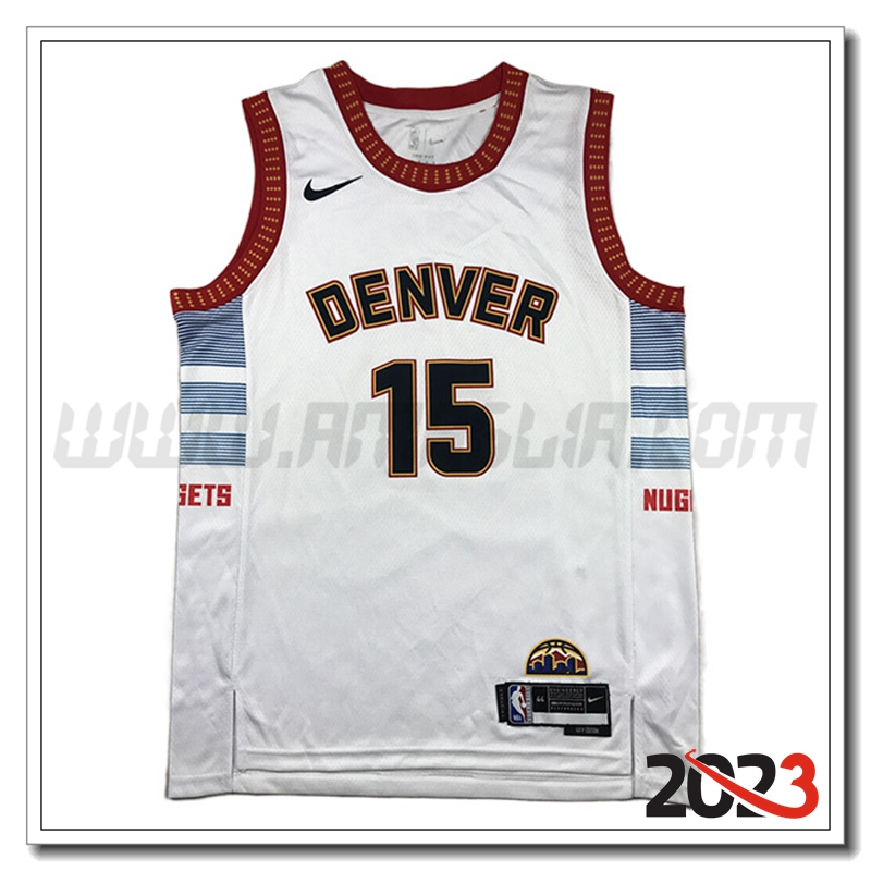 Maglia Denver Nuggets (JOKIC #15) 2023/24 Bianco