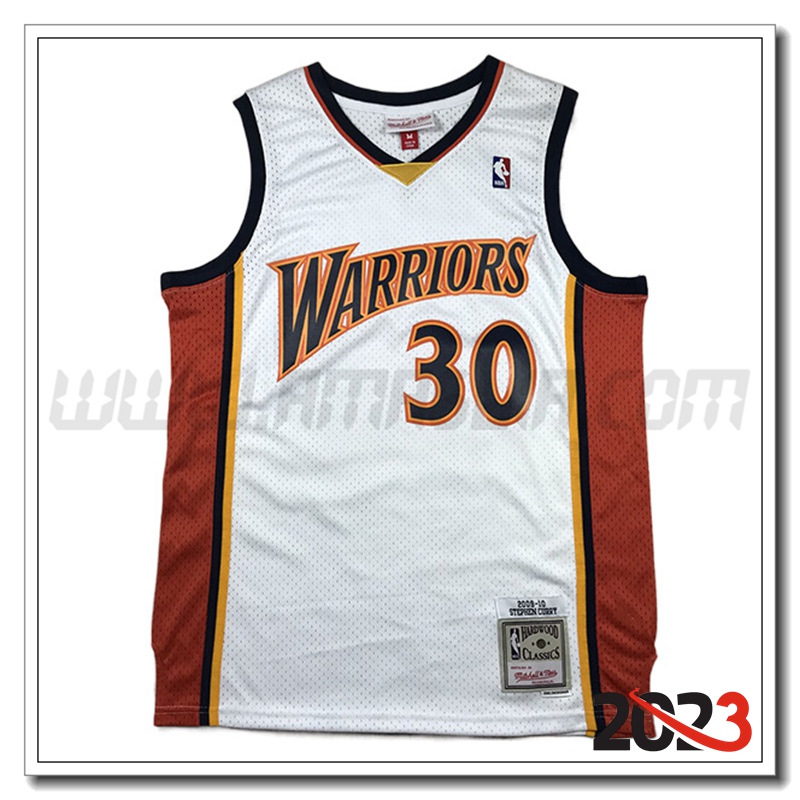Maglia Golden State Warriors (CURRY #30) 2023/24 Bianco
