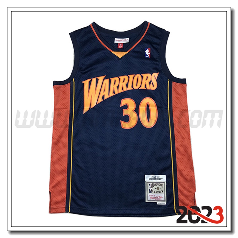 Maglia Golden State Warriors (CURRY #30) 2023/24 blu navy