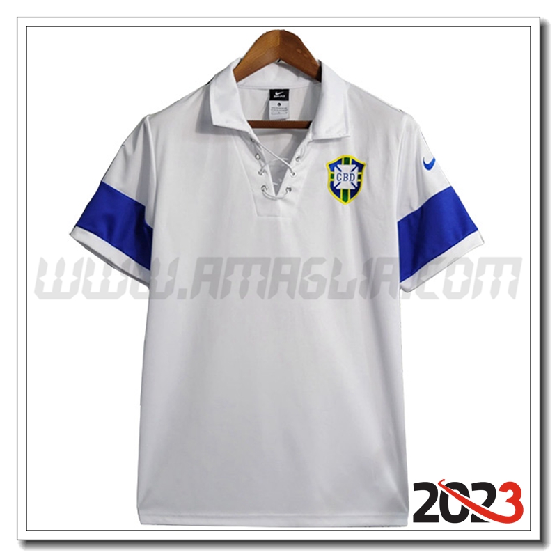 Maglia Retro Brasile 2004 Bianco