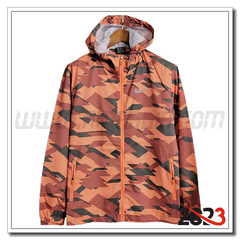 Giacca A Vento Nike Arancia/Rosso 2023 2024