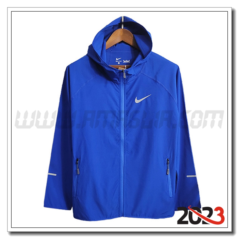 Giacca A Vento Nike Blu 2023 2024