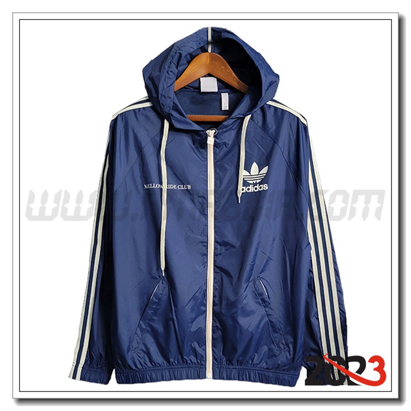 Giacca A Vento Adidas Blu 2023 2024