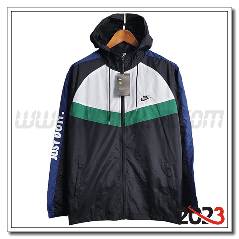 Giacca A Vento Nike Bianco/Verde/Nero 2023 2024