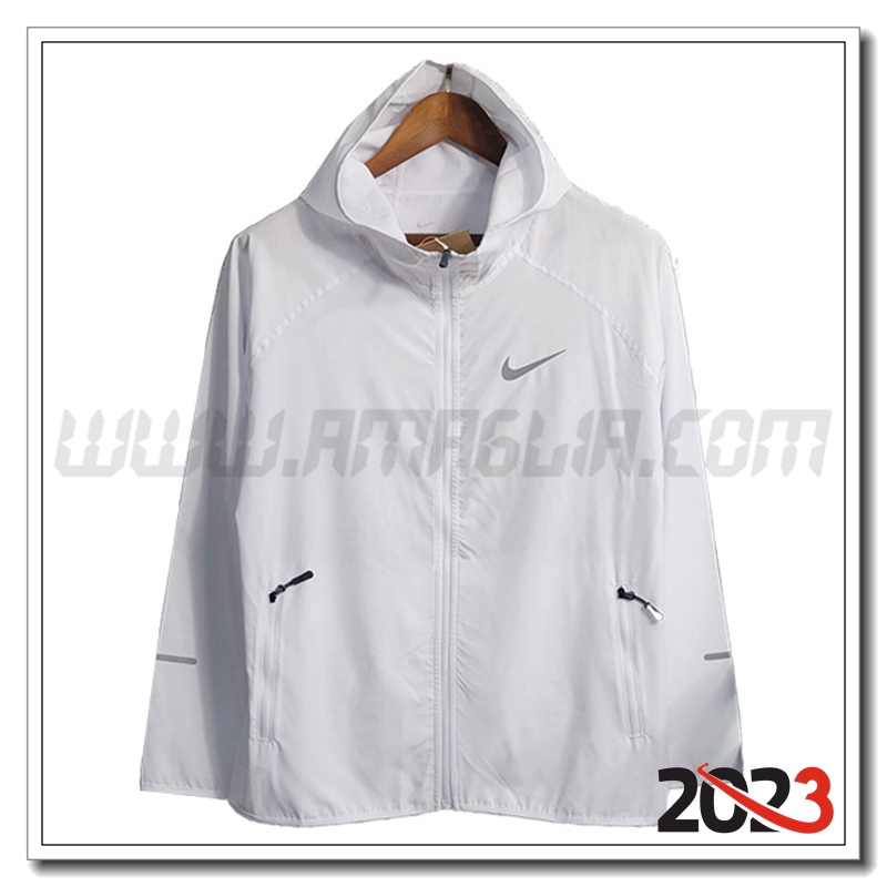 Giacca A Vento Nike Bianco 2023 2024 -03