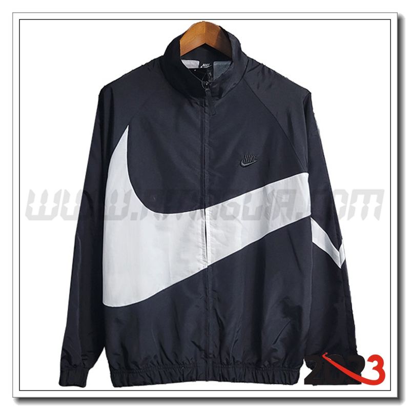 Giacca A Vento Nike Nero/Bianco 2023 2024