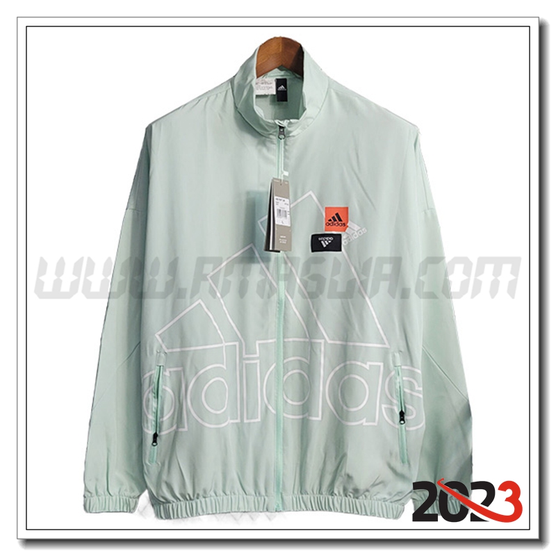 Giacca A Vento Adidas Verde 2023 2024