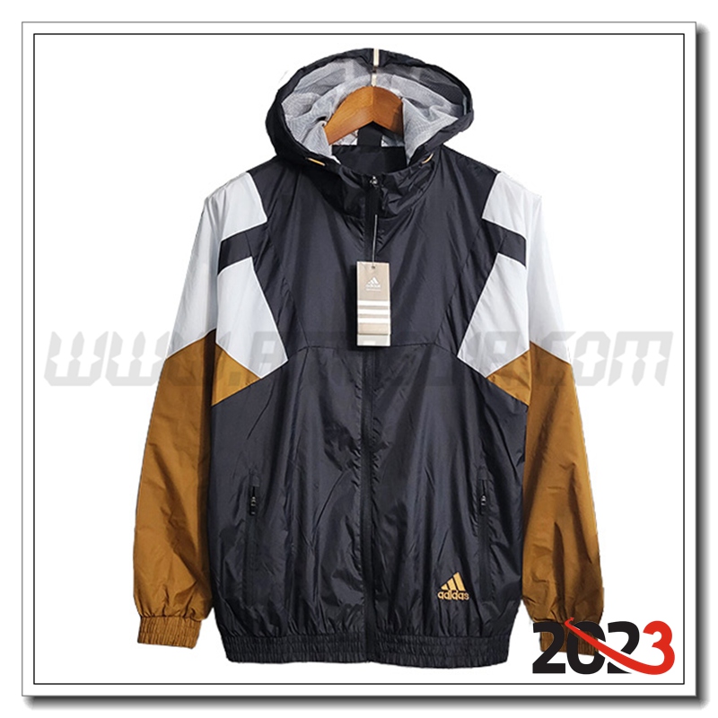 Giacca A Vento Adidas Nero/Marrone 2023 2024