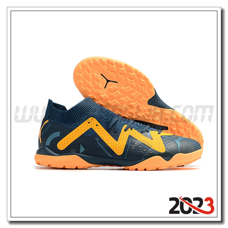 PUMA Scarpe Da Calcio Future X Powercat Tokyo Match TF Verde/Arancia