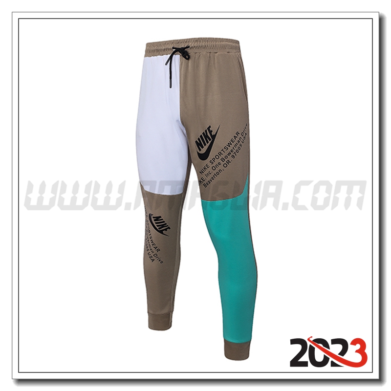 Pantaloni Da Allenamento Nike Bianco/Verde/Marrone 2023 2024