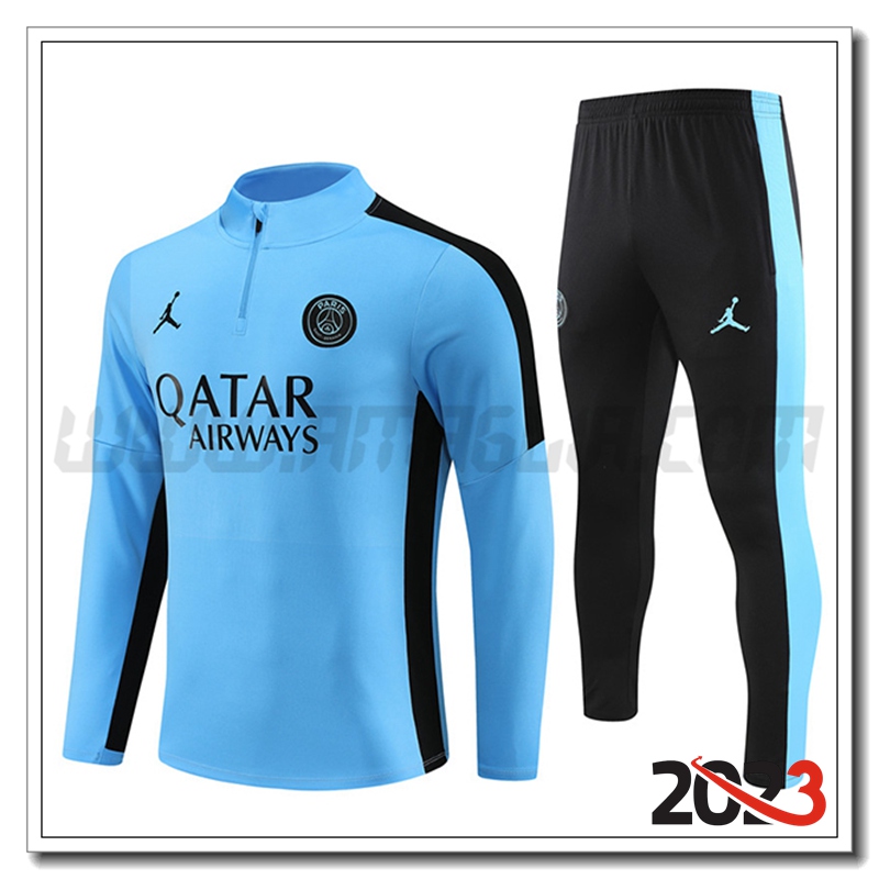 Tuta Allenamento PSG Azzurro 2023 2024