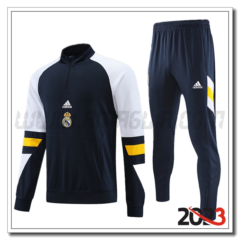 Tuta Allenamento Real Madrid blu navy 2023 2024