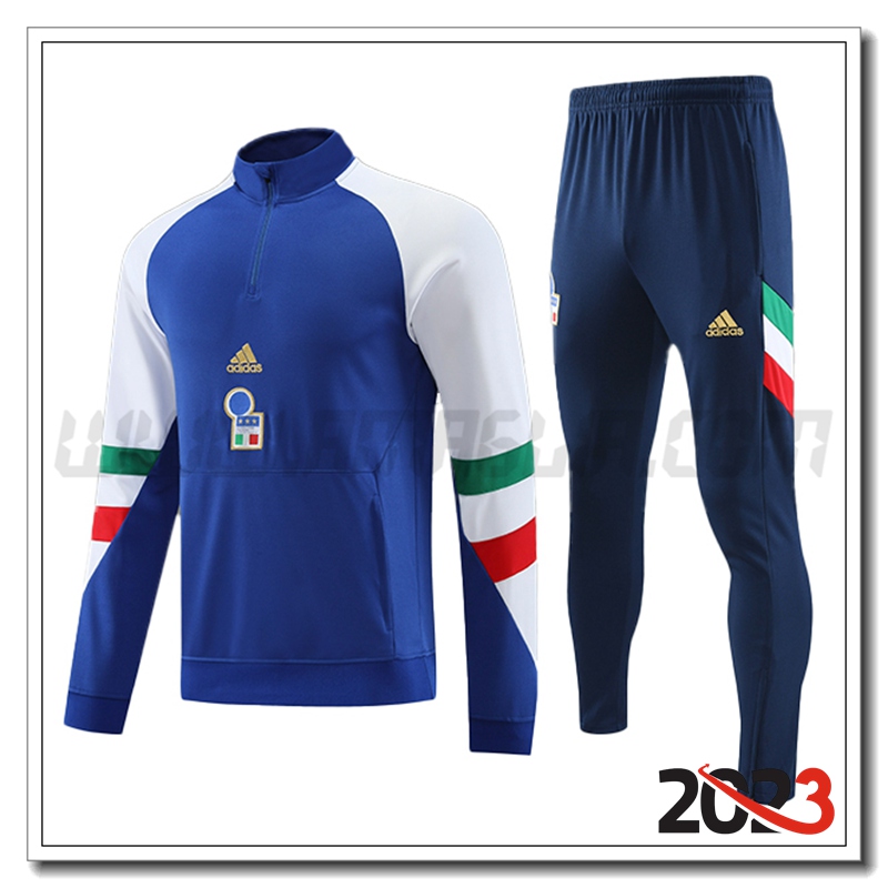 Tuta Allenamento Italia Blu 2023 2024
