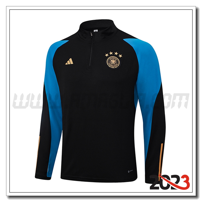 Felpa Allenamento Germania Nero 2023 2024