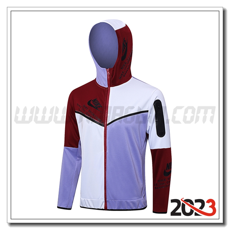 Giacca Con Cappuccio Nike viola 2023 2024