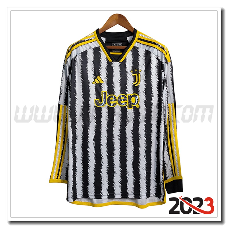Prima Maglia Calcio Juventus Manica lunga 2023 2024