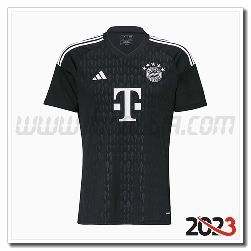 Maglia Calcio Portiere Bayern Monaco 2023 2024 Nero