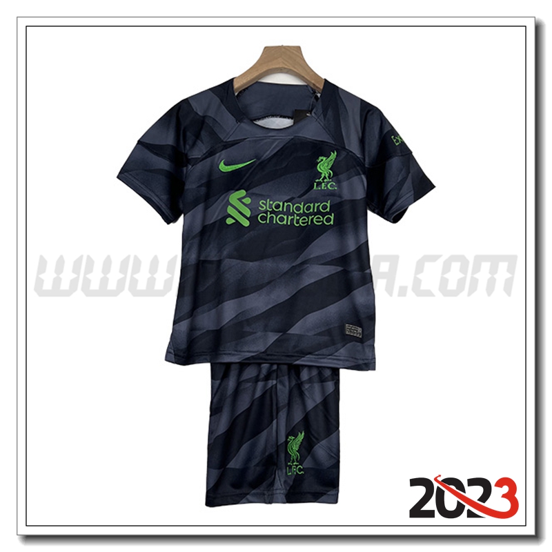 Kit Maglia Portiere FC Liverpool Bambino 2023 2024
