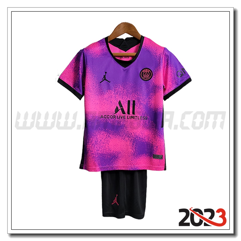 Kit Maglia PSG Bambino Quarto Retro 2020/2021