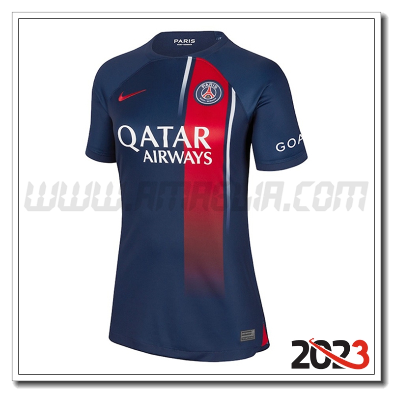 Prima Maglia Calcio PSG Donna 2023 2024