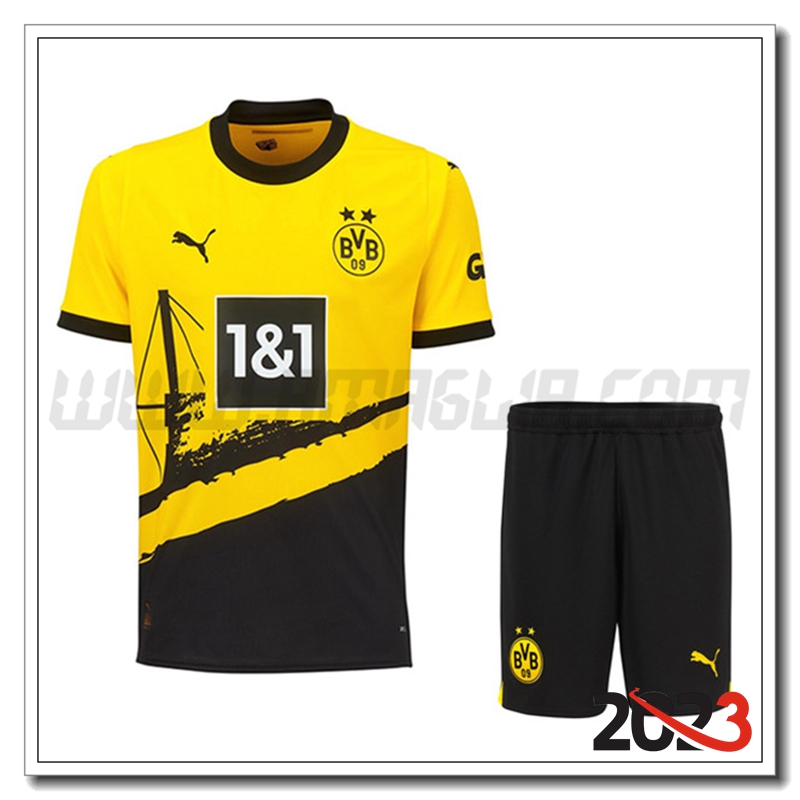 Kit Maglia Dortmund BVB Prima + Pantaloncini 2023 2024