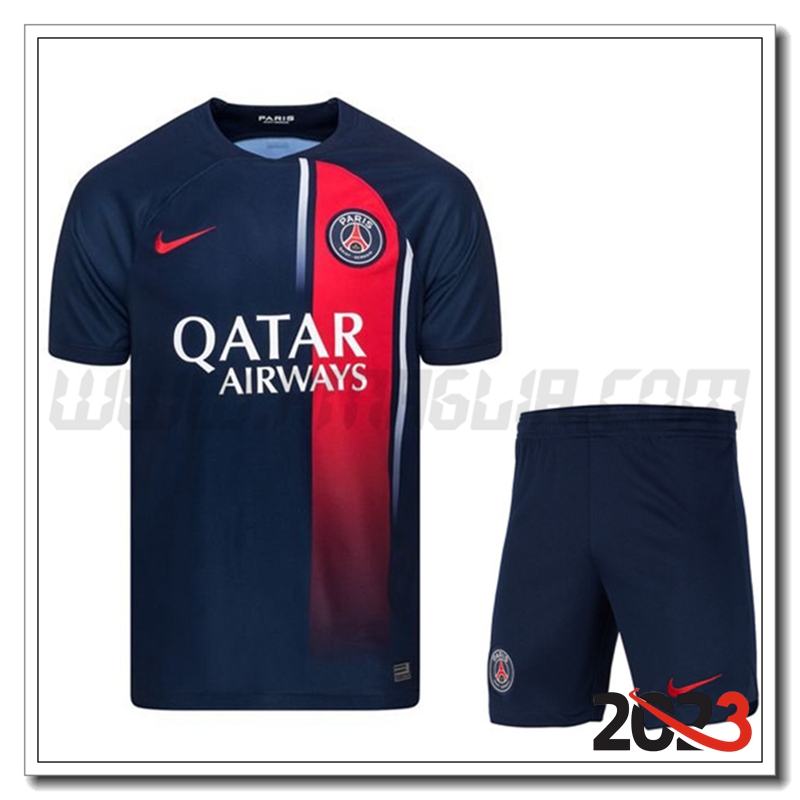 Kit Maglia PSG Prima + Pantaloncini 2023 2024