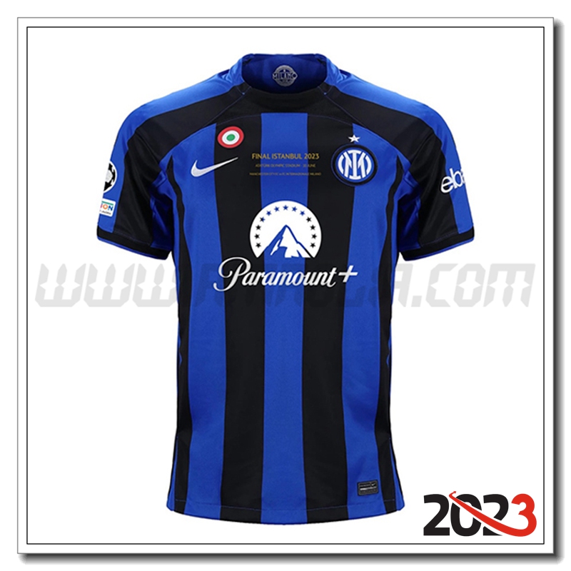 Prima Maglia Calcio Inter Milan FINAL ISTANBUL 2022/2023